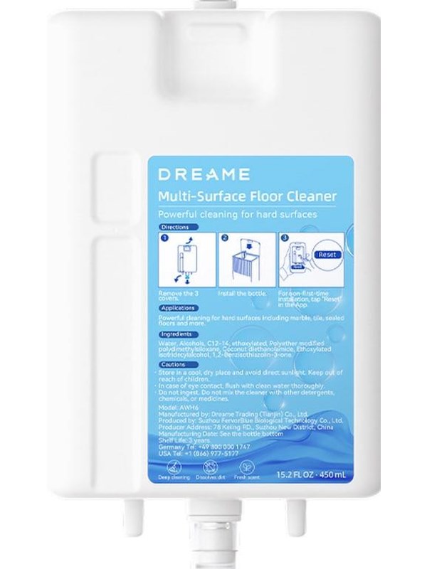 Dreame Robotstofzuiger L20 Ultra multi surface cleaner 450 ml