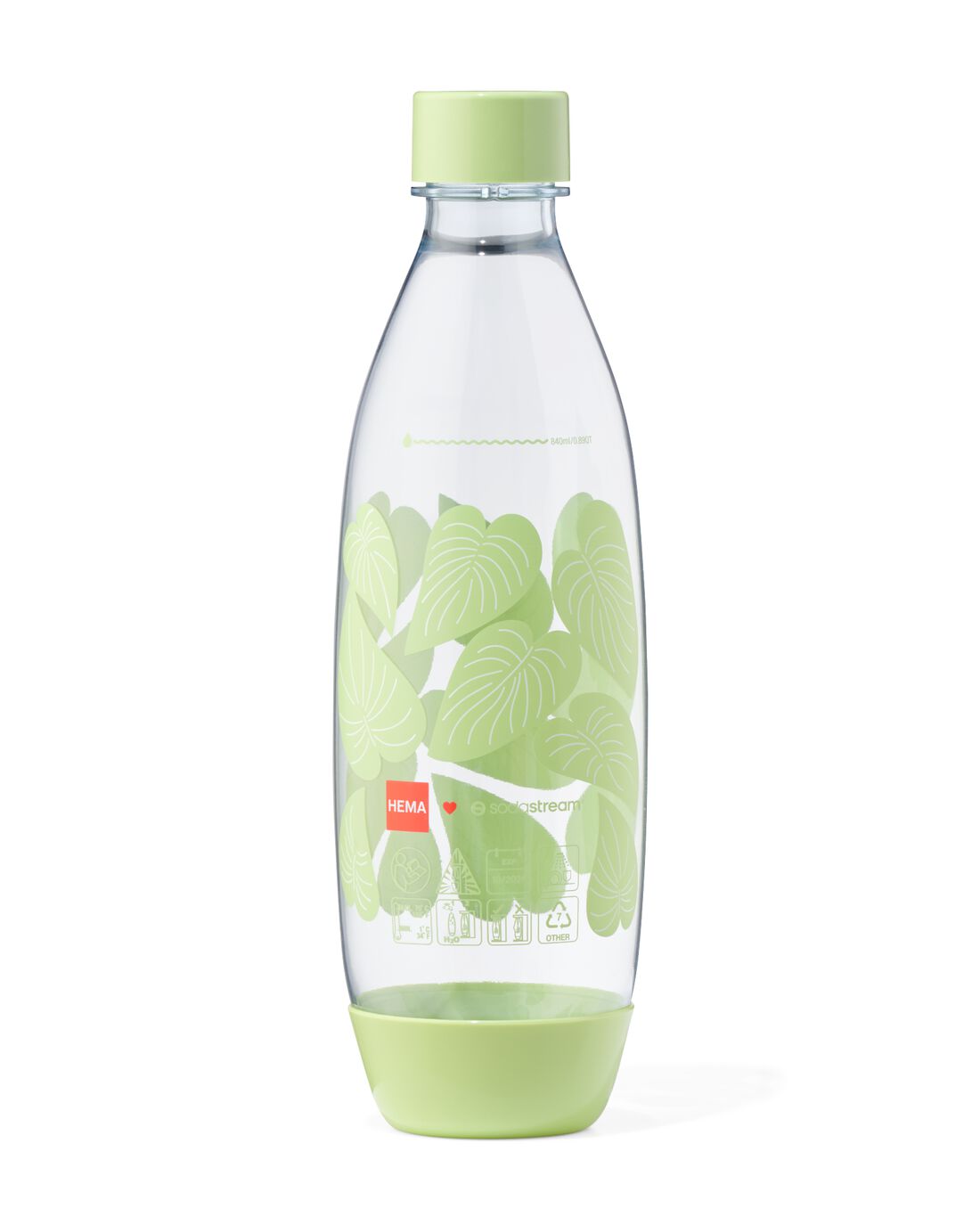 Sodastream Kunststof Fles 1L Bladeren Groen