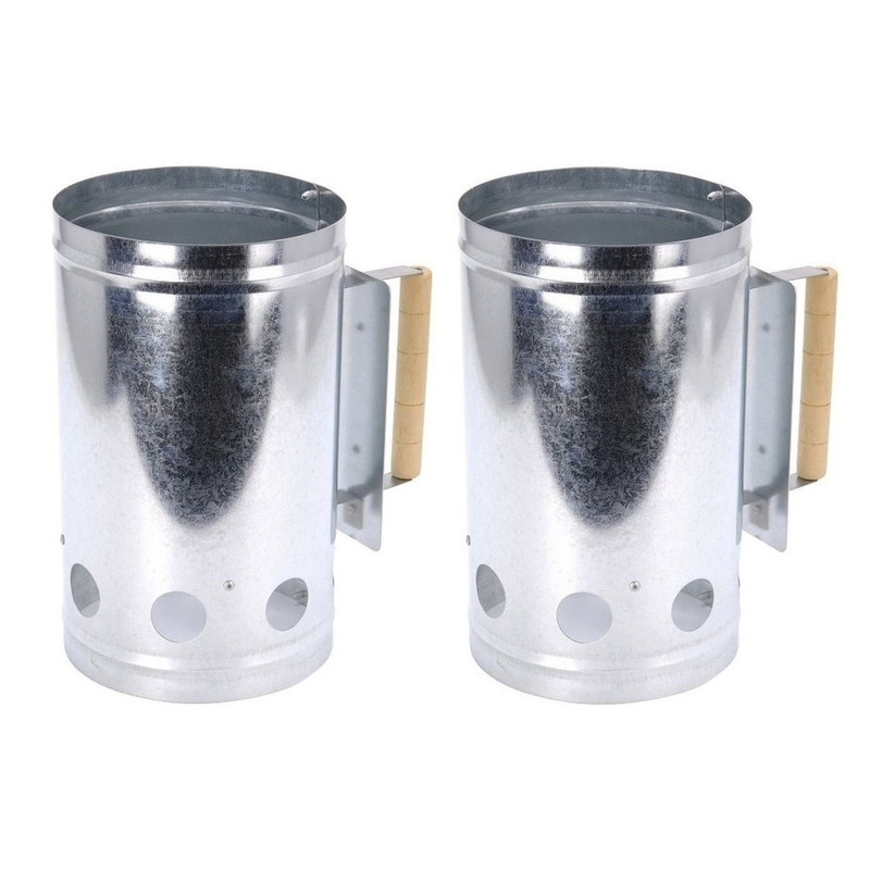Benson 2x stuks Barbecue briketten starters 27 x 17 cm -