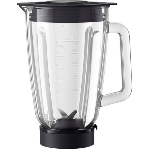 Philips Mix-opzet HR0721/00 Glazen beker, inhoud 1,5 liter