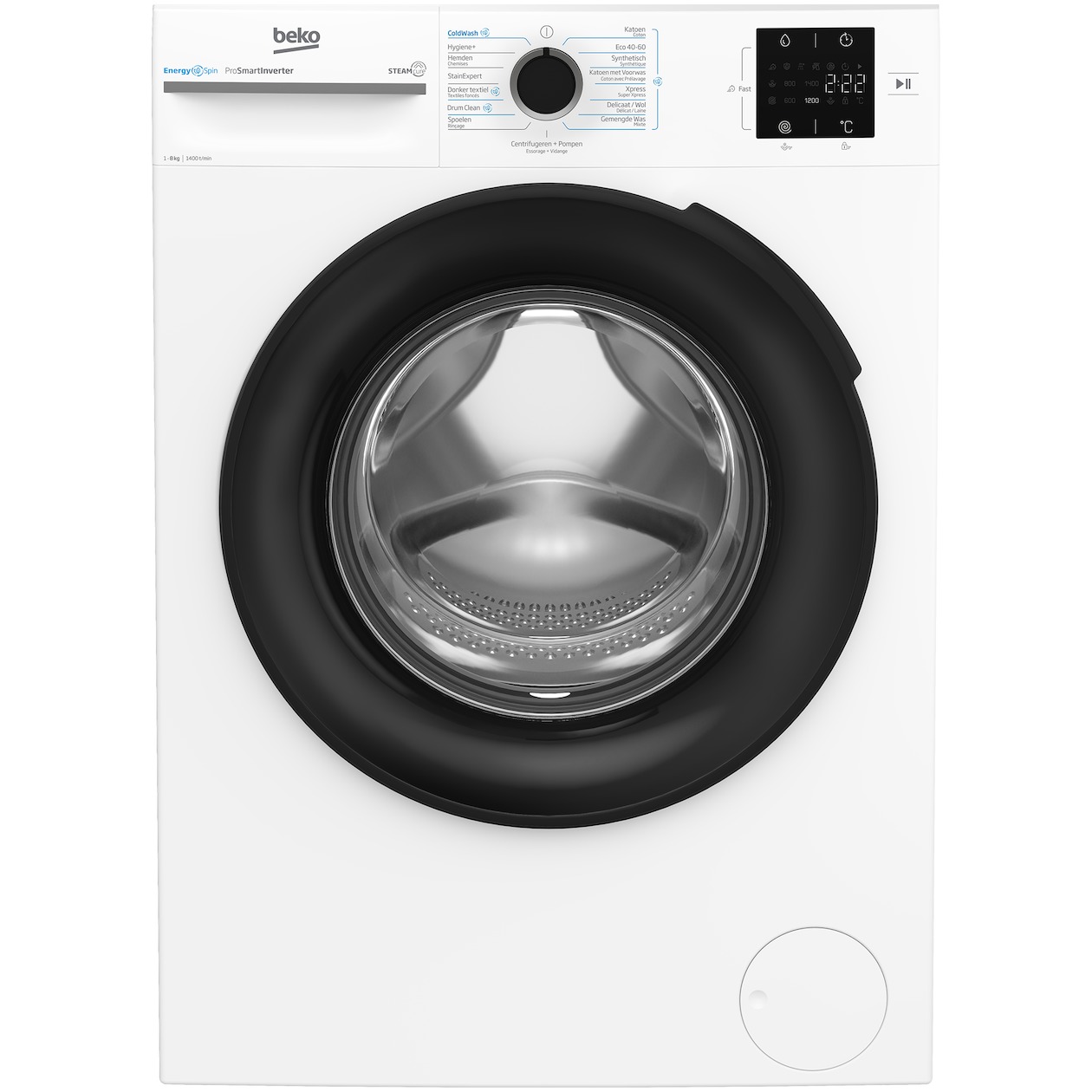 Beko BM3WFT3841W Wasmachine