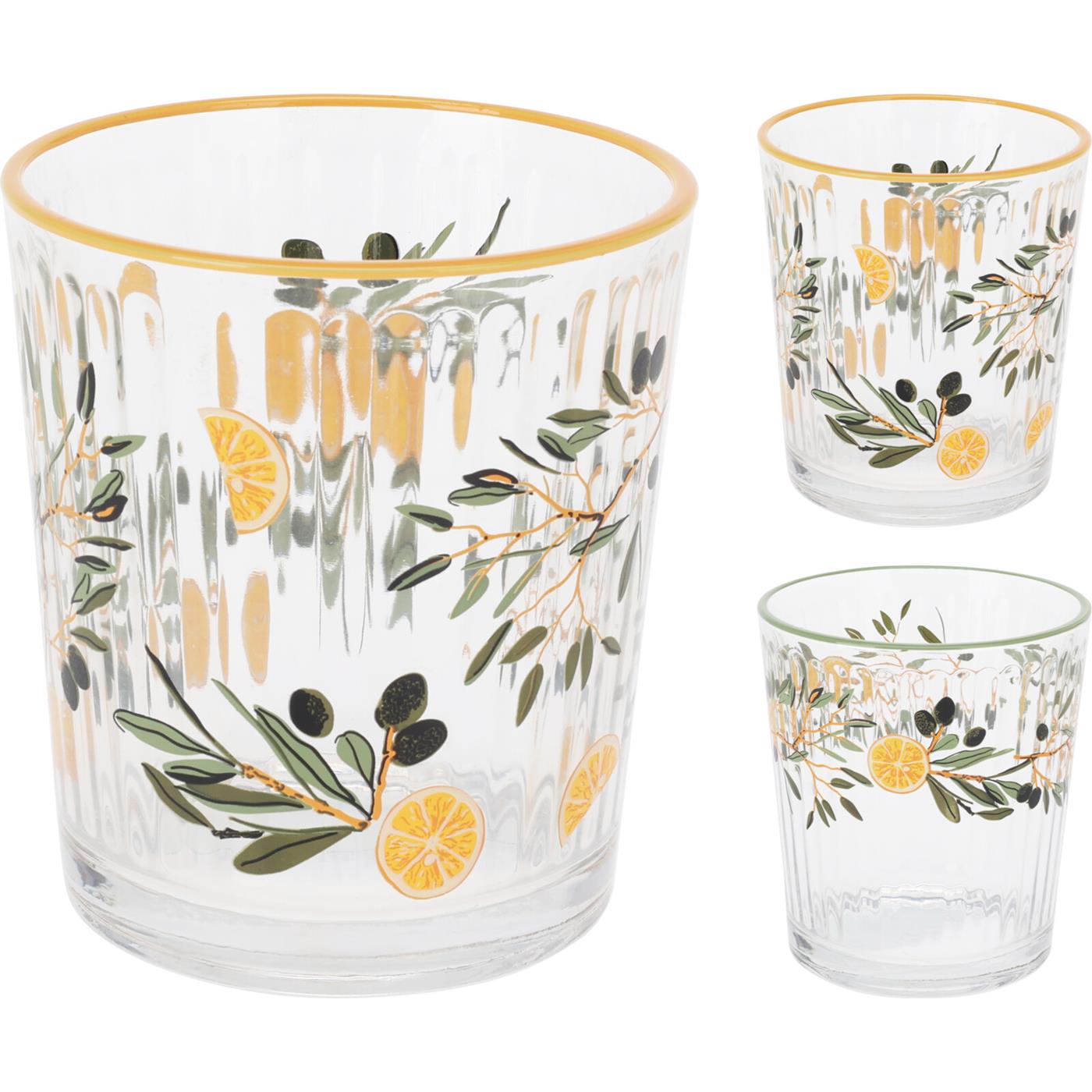 Merkloos Drinkglas 360ml Set A 4 Stuks Ø8,7cm