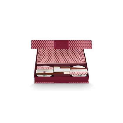 Pip Studio Sushi Giftset Rond - Flower Festival Oriental - Roze