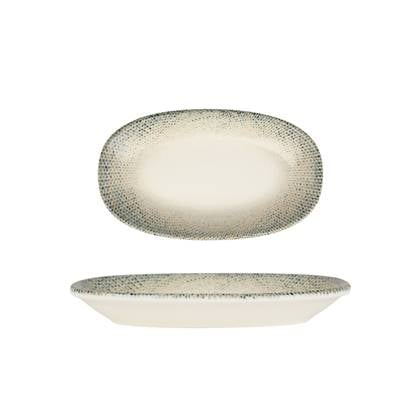 Bonna Serveerschaal - Sway - Porselein - 19x11 cm - set van 2