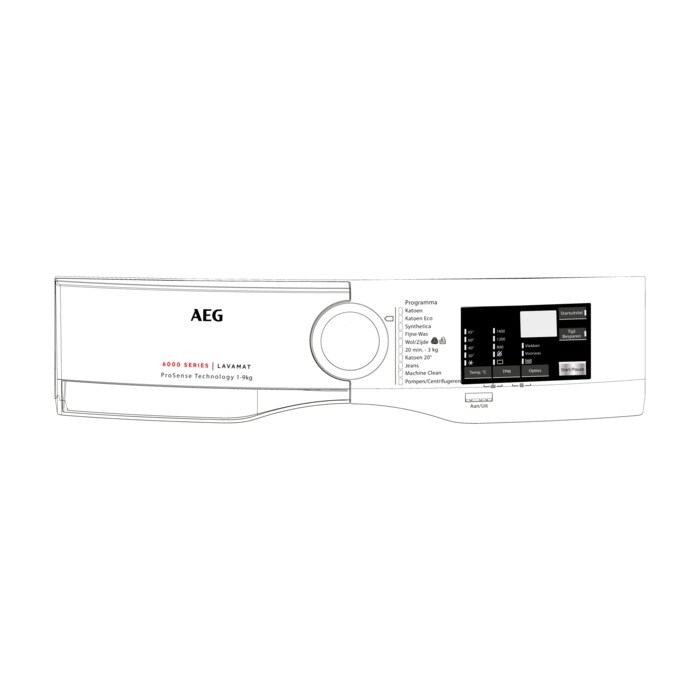 AEG controlepaneel, wit,  140070161017