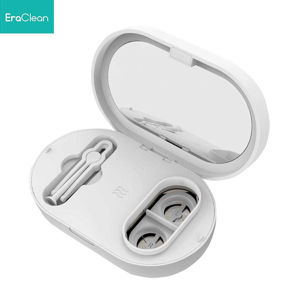 Koogeelife EraClean Lens Ultrasone Reinigingsmachine Draagbare Reinigingsdoos 56000Hz Hoge Frequentie wit