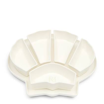 Rivièra Maison Riviera Maison - Ocean Seashell Party Plate - Wit