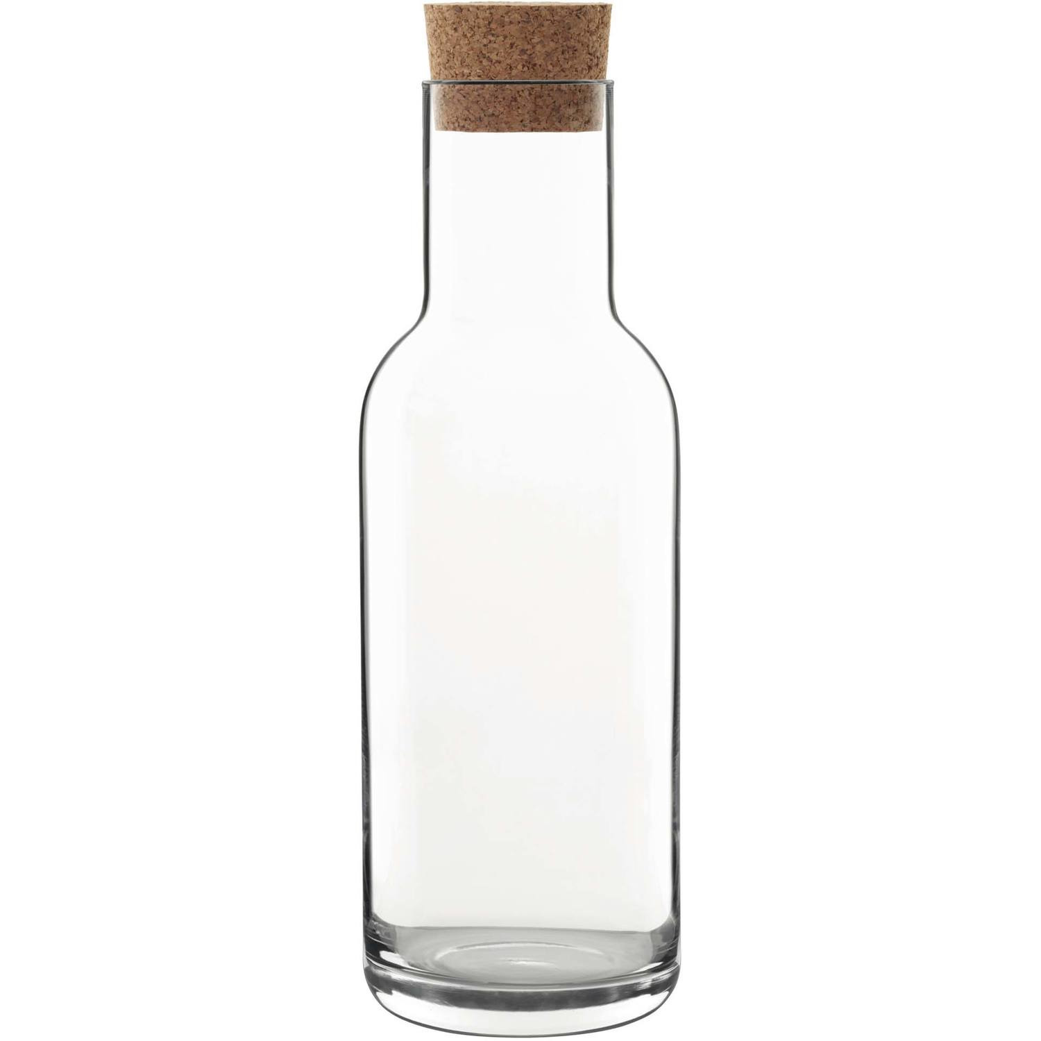 Luigi Bormioli Water karaf Sublime - kurken dop - 1 liter - Sapkan/waterkan/schenkkan -