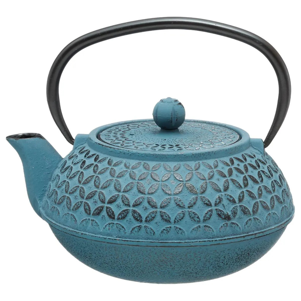 Secret de Gourmet Theepot Essential - Gietijzer - met hengsel - blauw - 1000 ml -