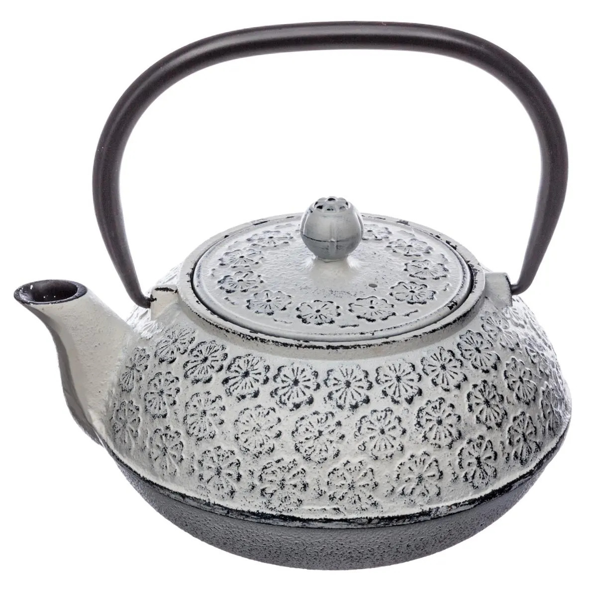 Secret de Gourmet Theepot Essential - Gietijzer - met hengsel - wit - 1000 ml -