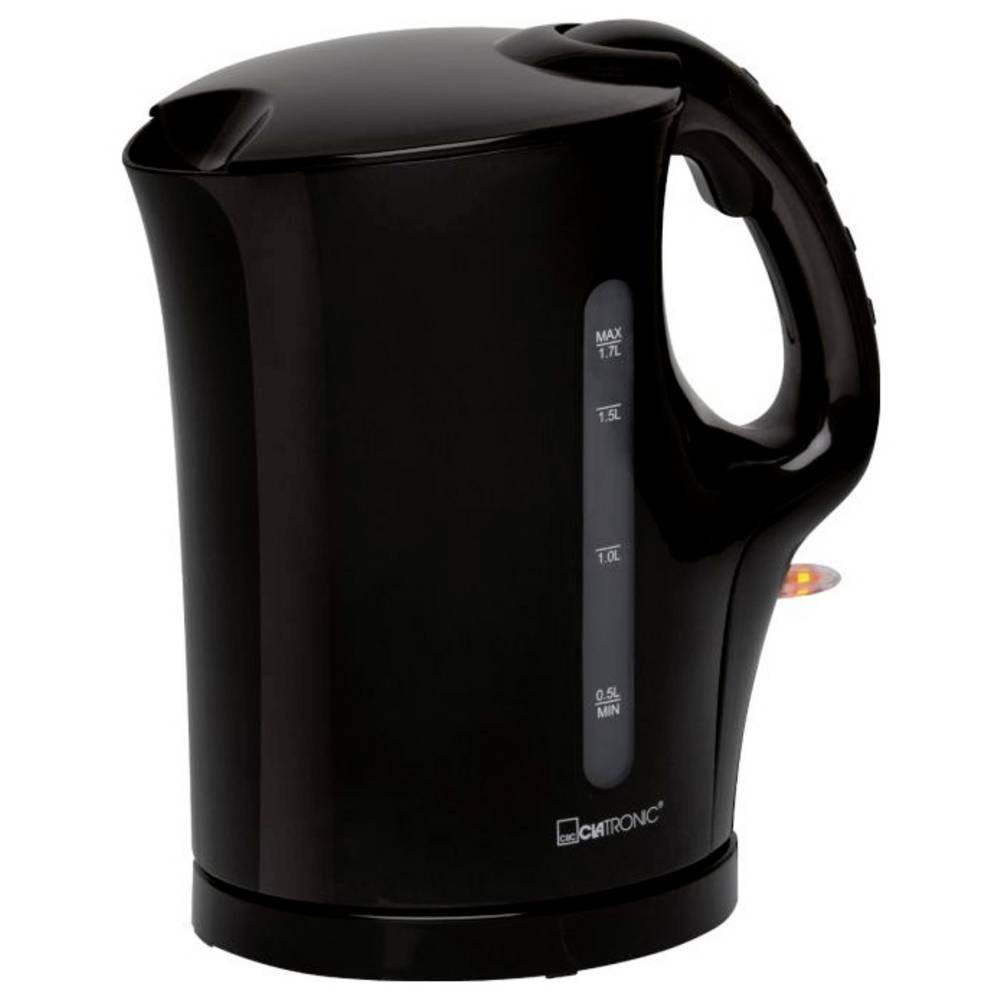 Clatronic WK 3819 S Waterkoker Snoerloos Aantal/Volume: 1.7 l Zwart