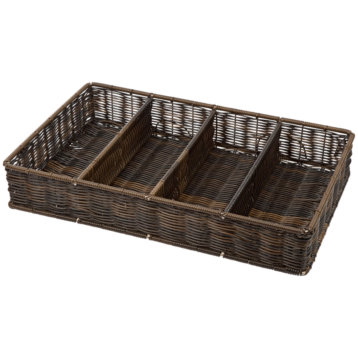 APS Bestekbak Aventuro; 53x32.5x9 cm (LxBxH); bruin/zwart