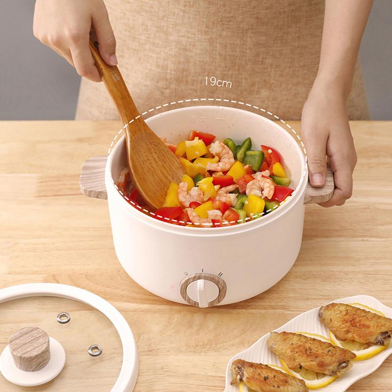 Super Star Mall Multifunctionele mini-fornuizen Elektrisch koken Kookpot Elektrische warmtepan Slaapzaal Huishoudelijk 1-2 personen Elektrische rijstkokers EU