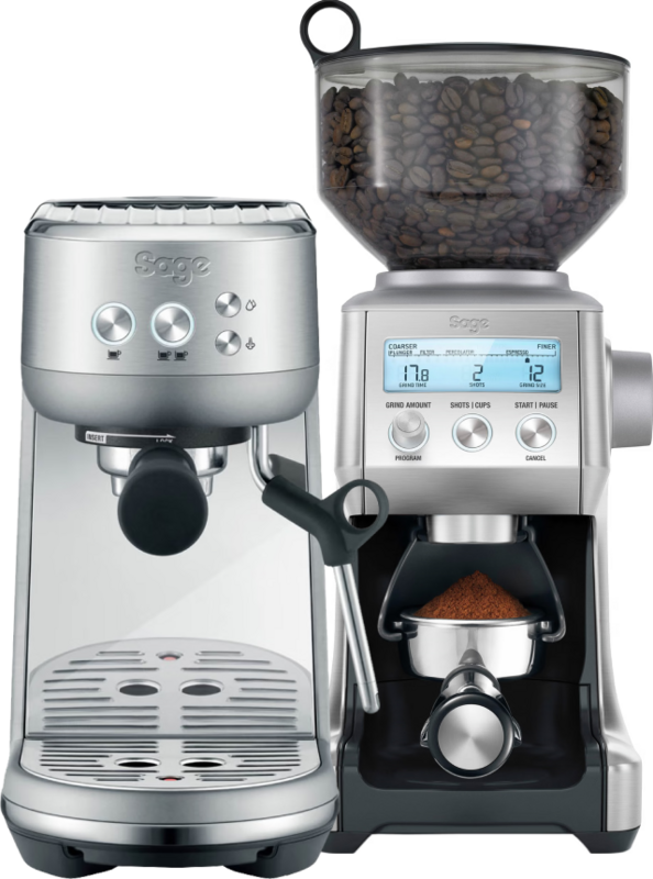 Sage the Bambino Stainless Steel + bonenmaler