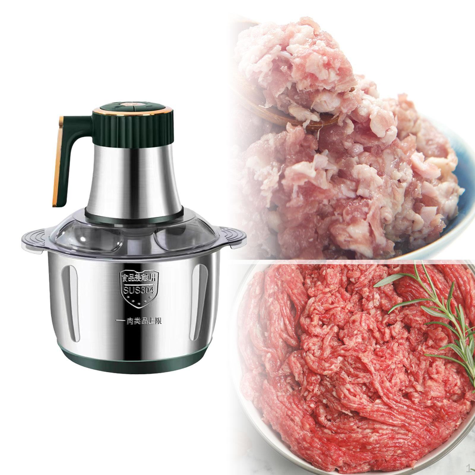Dewdroop Keukenmachine Keuken Kookgereedschap 5 L Knoflook Blender voor Kip Noten Ui Groen groen