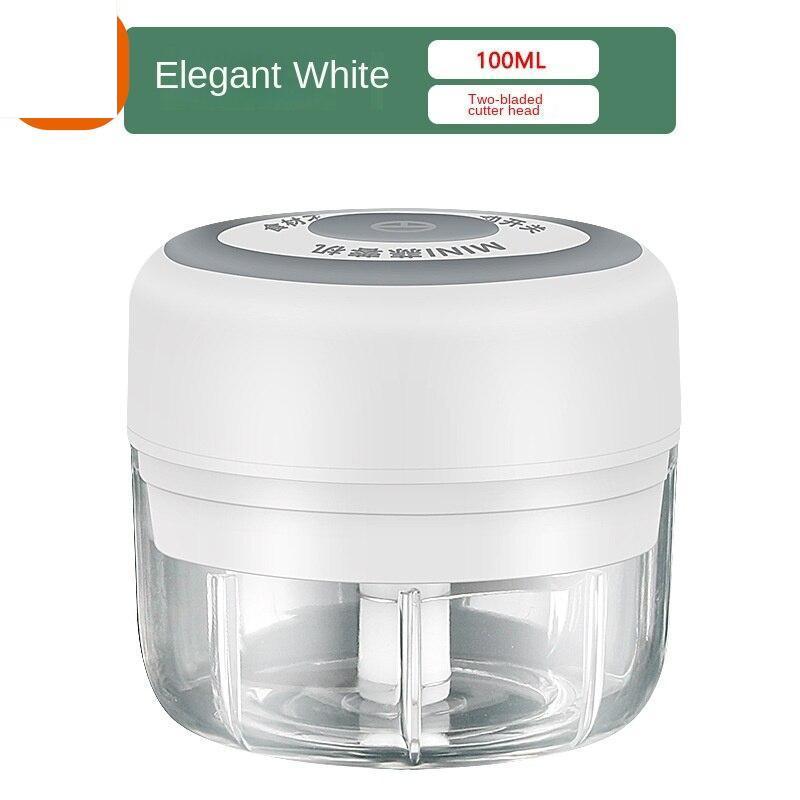 Factory Discount Outlet Mini elektrische knoflookhakmachine, mini-hakmolen, keukenmachine, geschikt voor snijdergroenten/vleesmolen/knoflookchooper/fruitstamper/salademolen 100ML roze