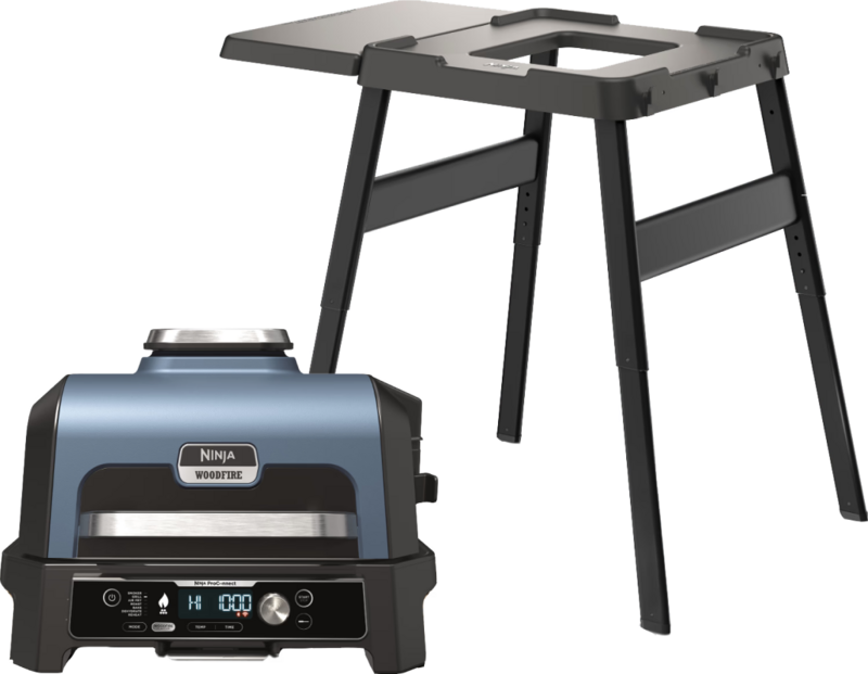 Ninja Woodfire Pro XL Elektrische BBQ Grill en Roker OG901EU +  Woodfire Standaard