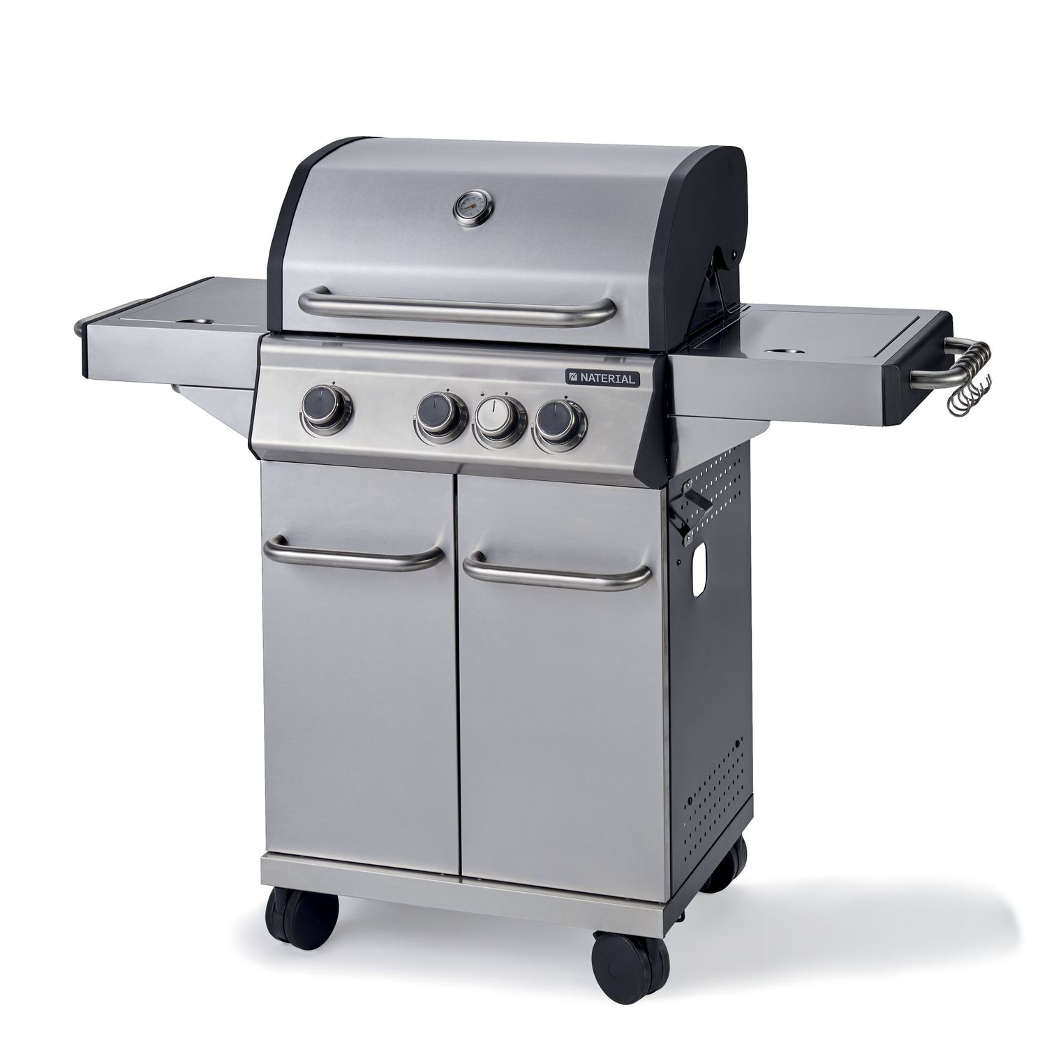NATERIAL Gasbarbecue Hudson Rvs Ø60cm