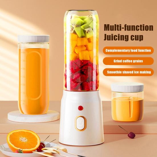 Amusedly 450 ml elektrisch draagbaar roerwerk USB oplaadbare sapcentrifuge Hoge snelheid scherp mesontwerp Draadloos roerwerk Sapcentrifuge
