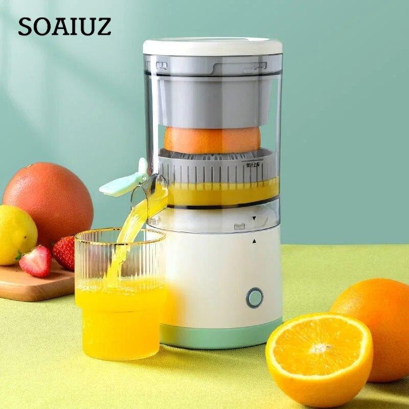 Refreshing Home Draagbare USB Automatische Sapcentrifuge Kleine Multifunctionele Sapresten Scheiding En Opladen Bidirectionele Spiraal Sapcentrifuge Beker wit