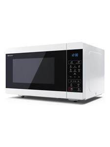 Sharp Classic series YC-MS51E-W - microwave oven - freestanding - white/silver/black