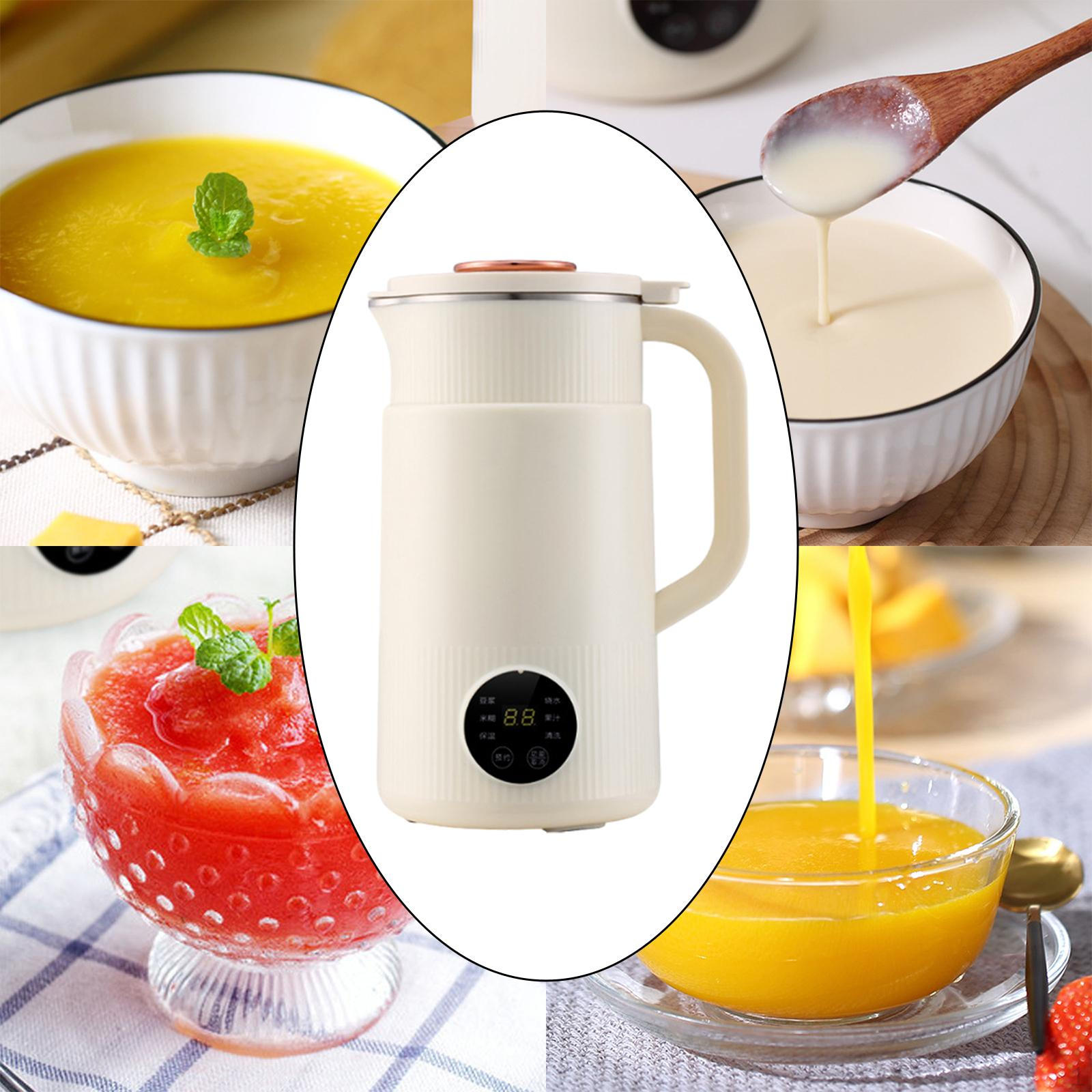 CraftDIY Sojamelkmaker Sapcentrifuge US Adapter Smoothie Blender IJsmixer 800ml Automatische moer