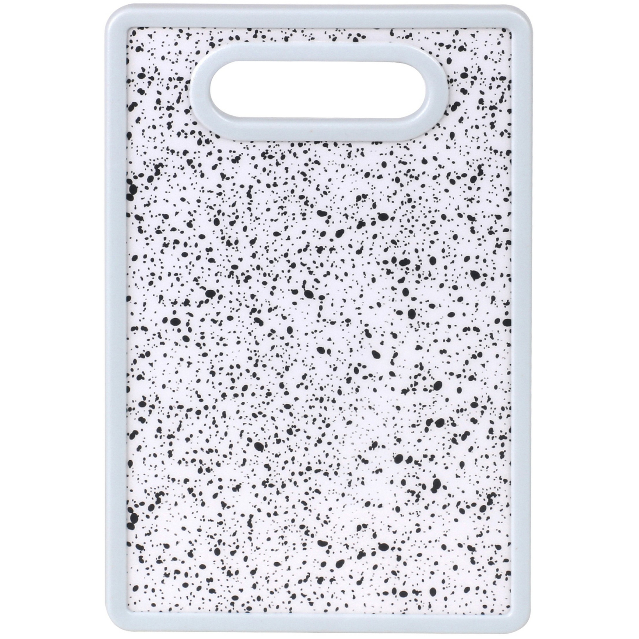 Urban Living keuken Snijplank - marmer look - wit - kunststof - 25 x 16 cm -