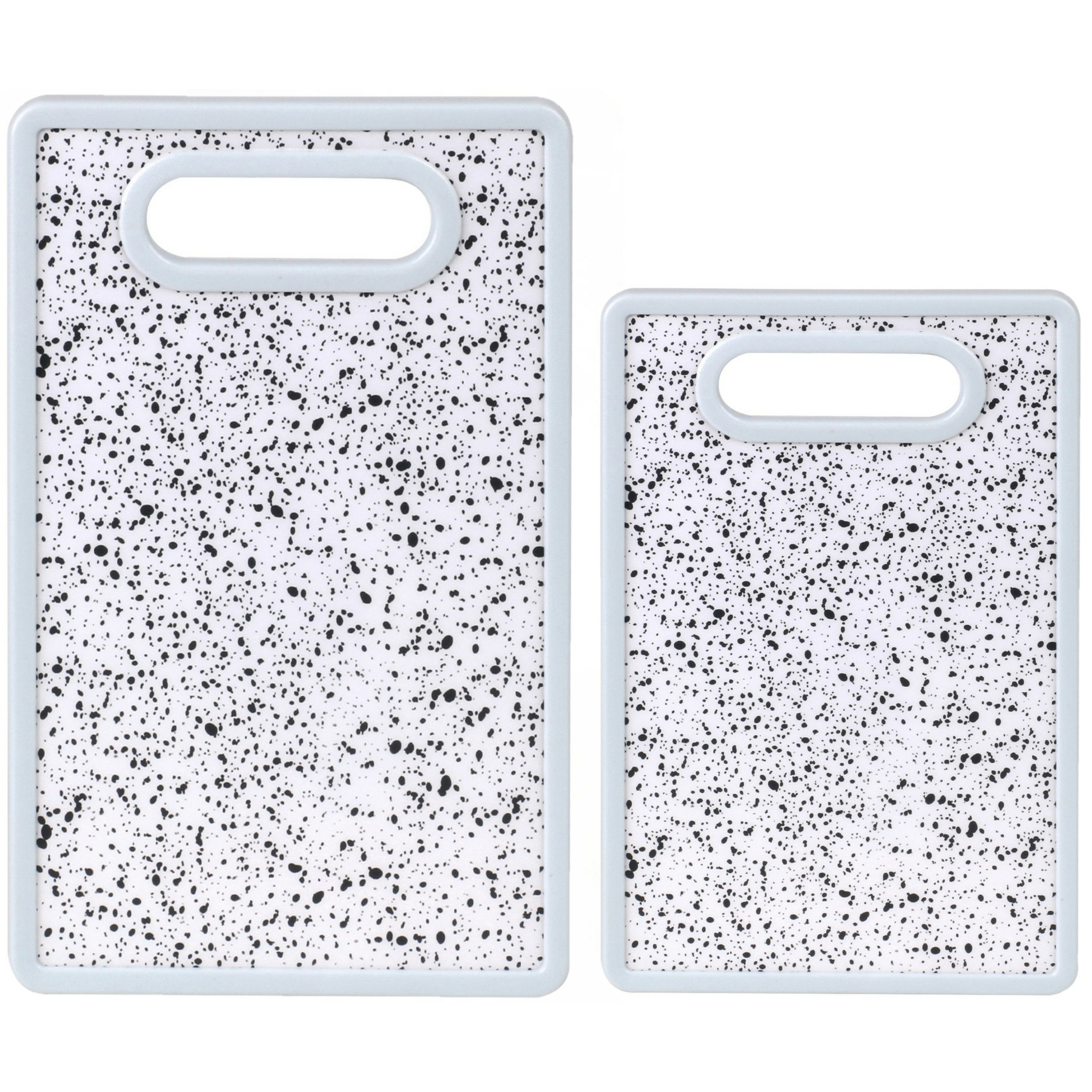 Urban Living keuken Snijplank - marmer look - wit - kunststof - 25 en cm -
