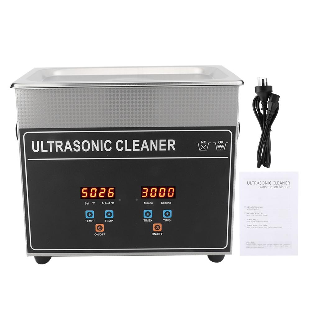 KONNWEI 3.2L SU304 roestvrijstalen ultrasone reiniger verwarmingsapparaat reinigingsmachine