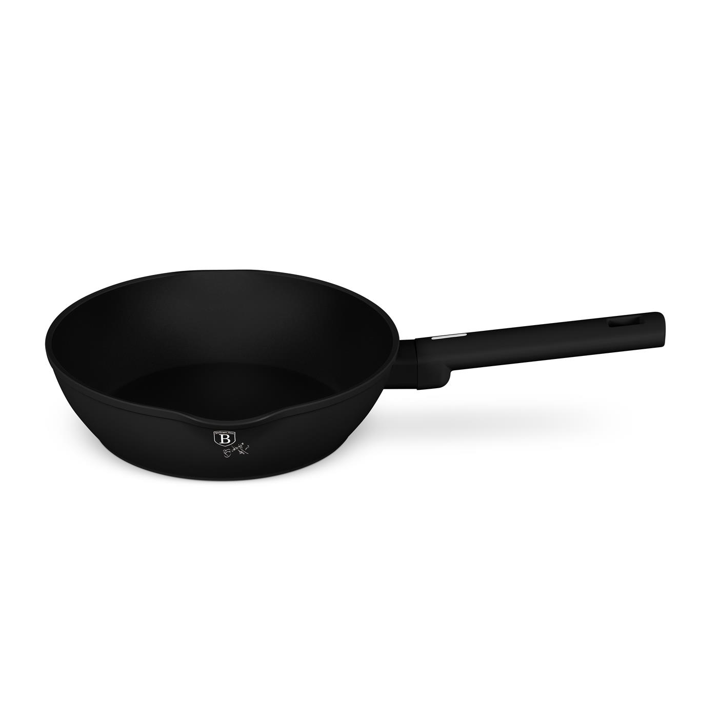 Berlingerhaus Diepe Koekenpan - Ø24 Cm - Mat Zwart
De  Diepe