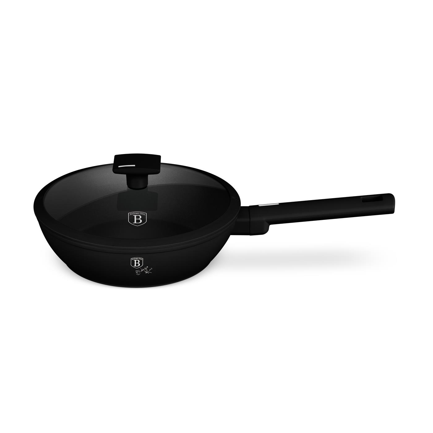 Berlingerhaus Diepe Koekenpan - Ø24 Cm - Mat Zwart
De  Diepe