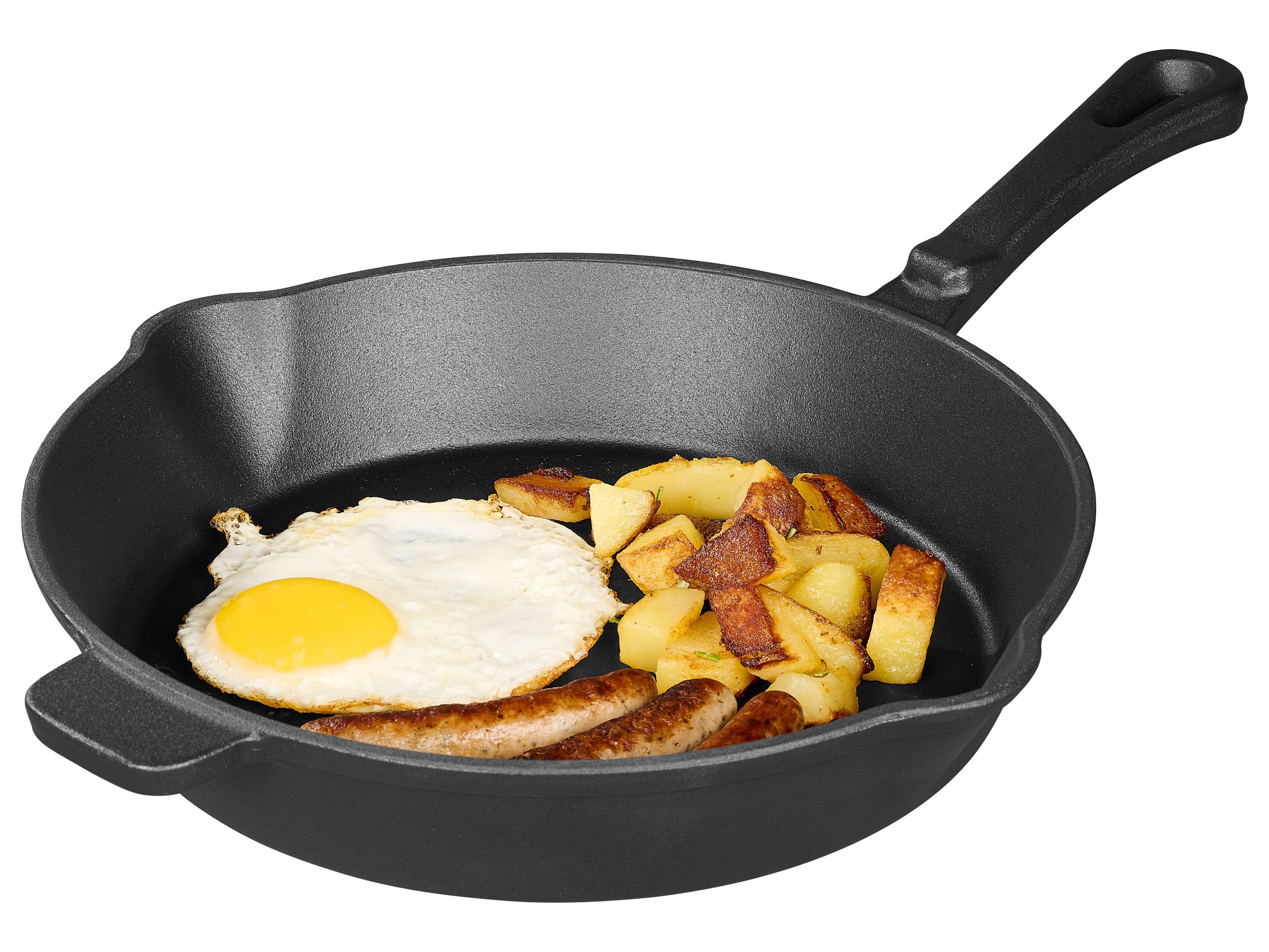 Grillmeister Gietijzeren grillpan 25 cm (Rond)