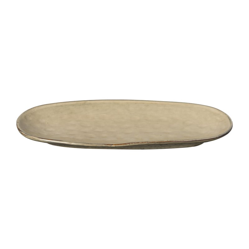 Xenos Bord ovaal Toscane - beige - 25.5x12 cm