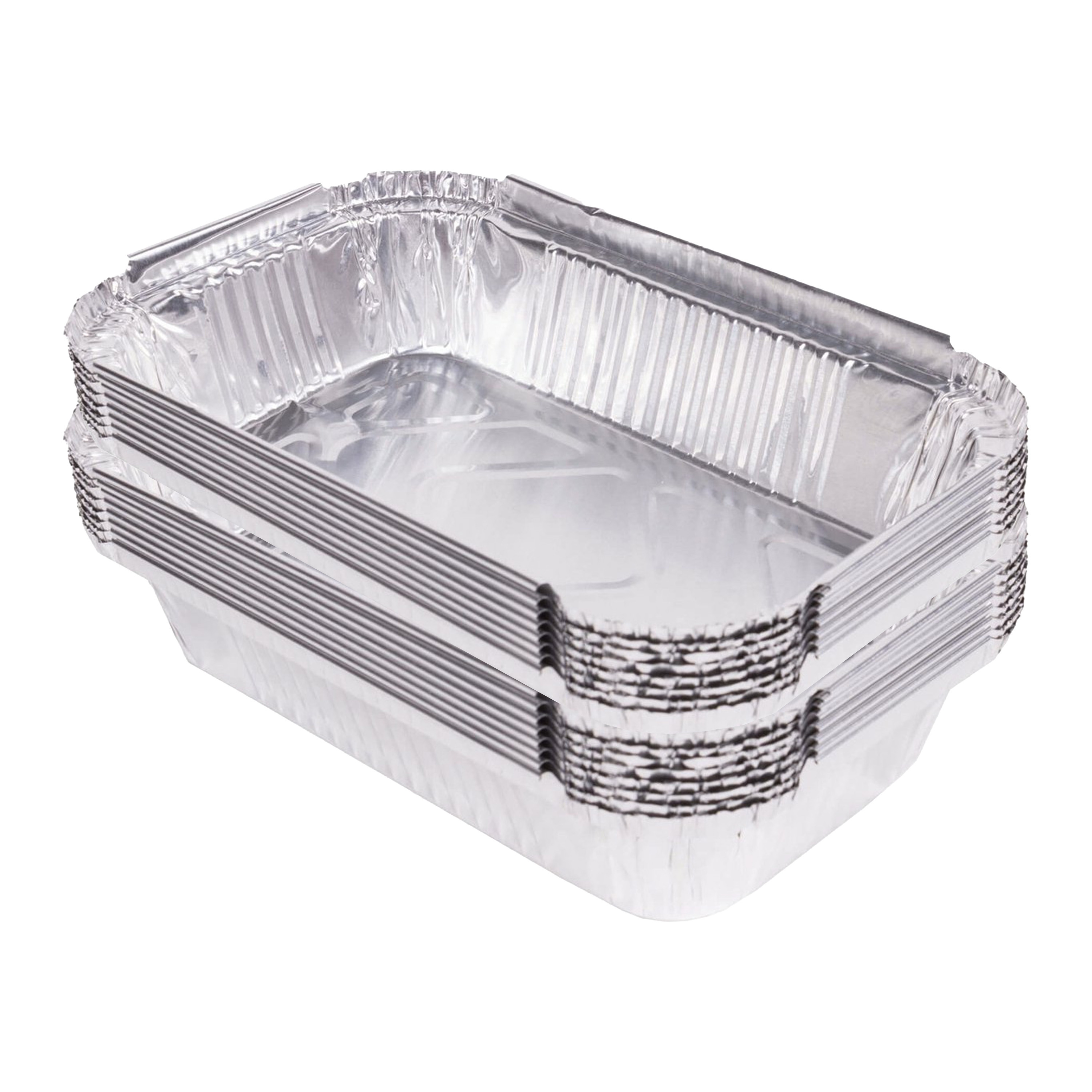 Benson BBQ grill-schalen - 16x - aluminium - 17 x 10.5 x 4 cm - barbecue / oven -