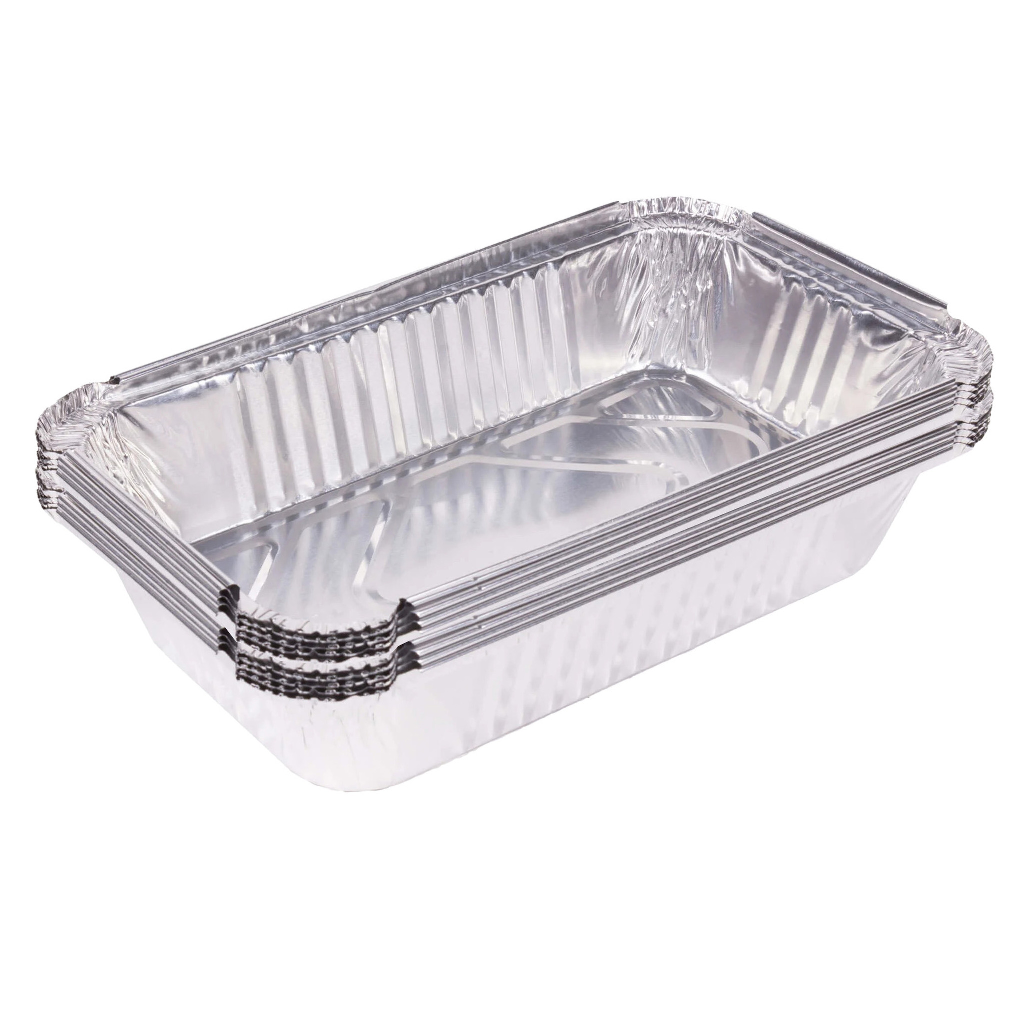 Benson BBQ grill-schalen - 16x - aluminium - 25 x 14 x 5,5 cm - barbecue / oven -
