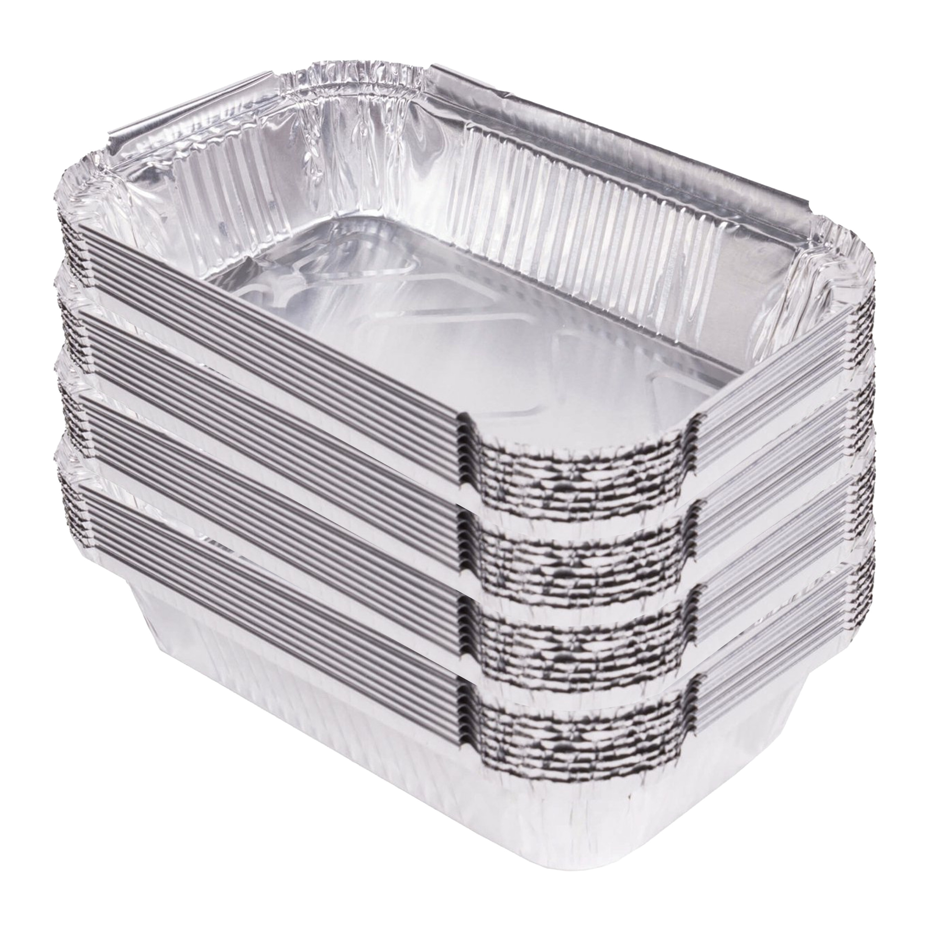 Benson BBQ grill-schalen - 32x - aluminium - 17 x 10.5 x 4 cm - barbecue / oven -
