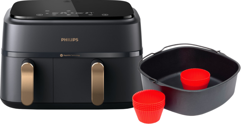 Philips 3000 series Dual Basket NA352/00 + Bakmeesterset