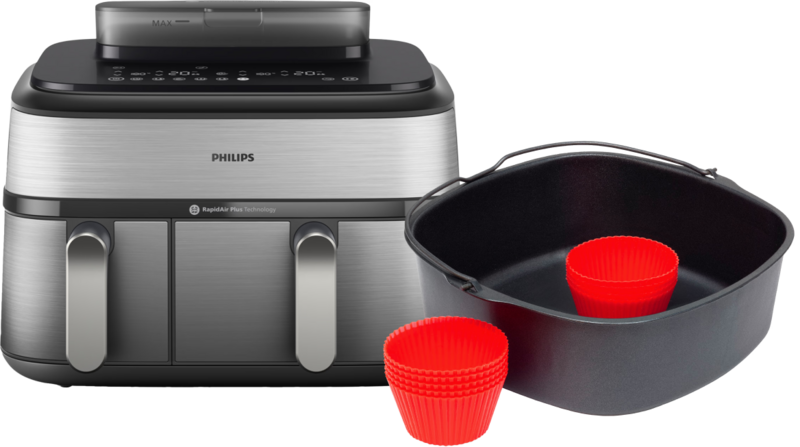 Philips 5000 Series Dual Basket NA555/00 + Bakmeesterset