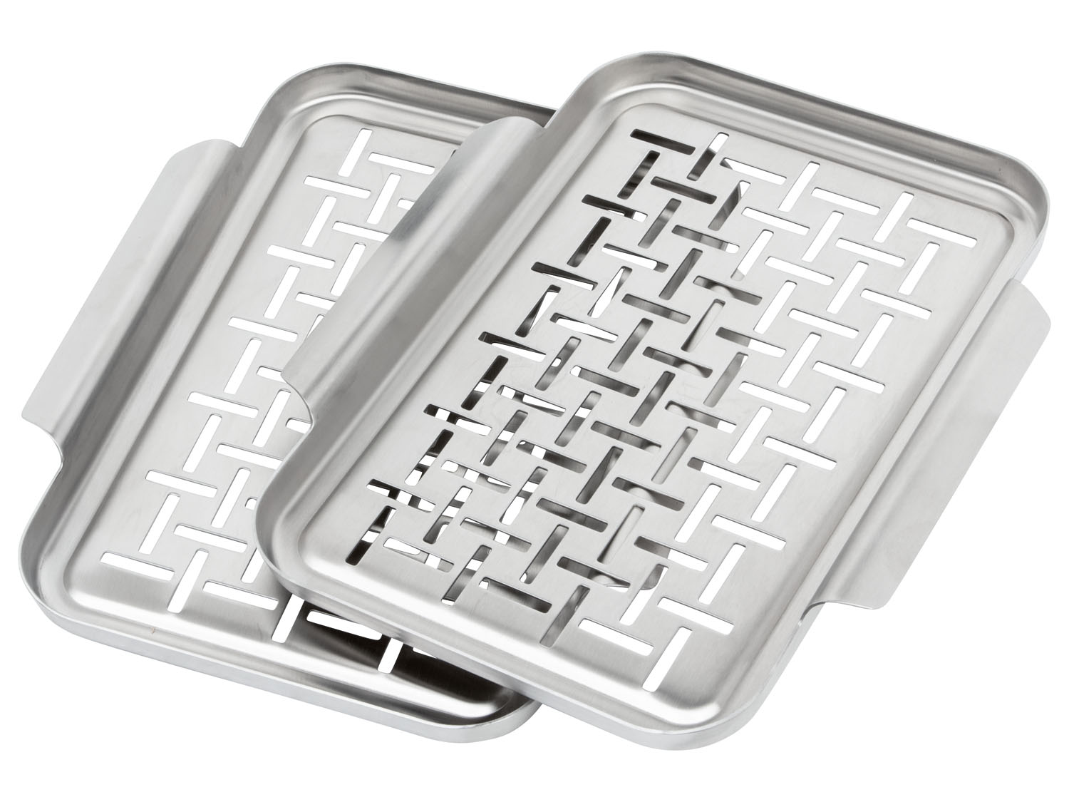 Grillmeister BBQ-schalen of -pan (2 kleine grillplaten)