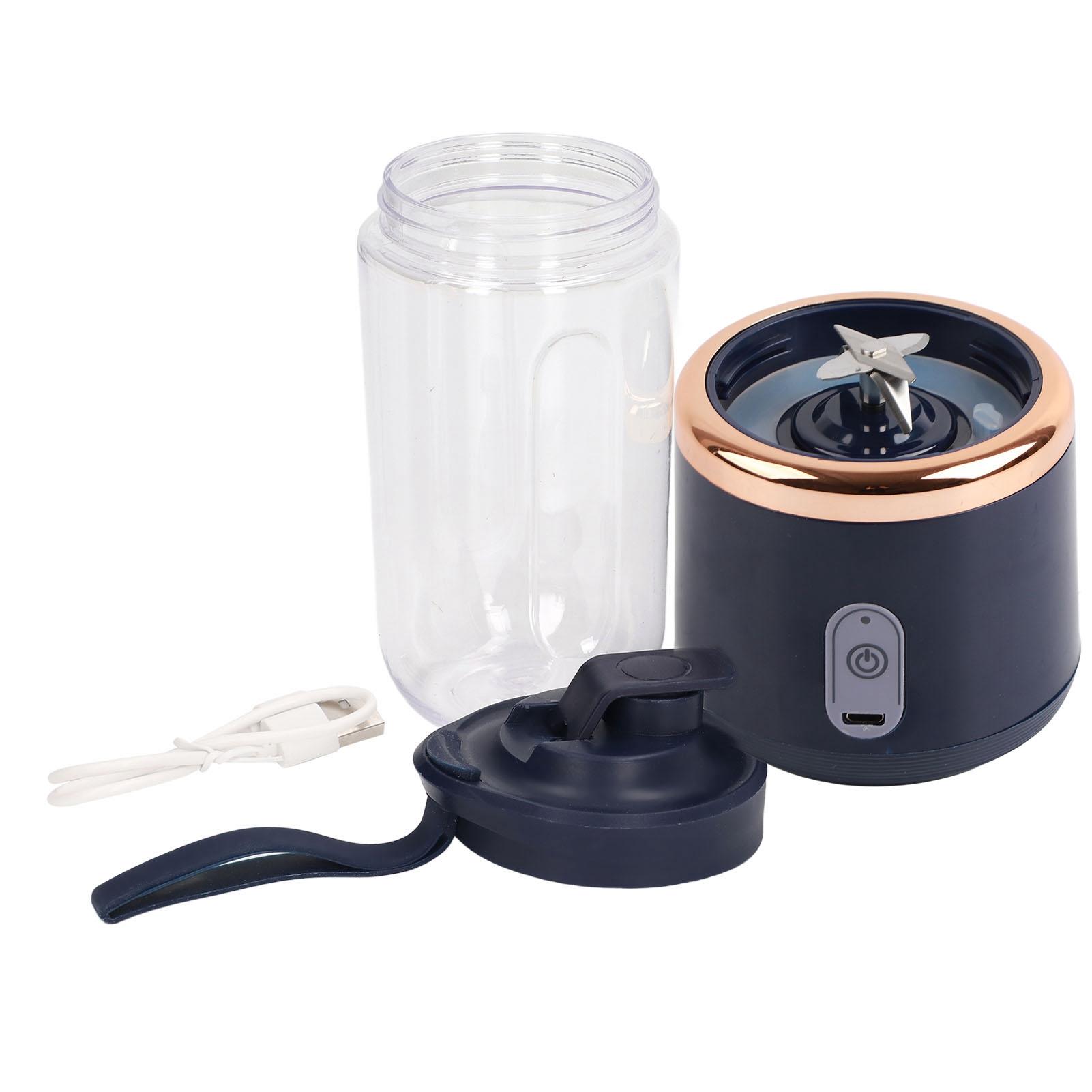 Tooarts Draagbare blender 400 ml 6 messen 22000 tpm 1500 mAh Food Grade PCTG USB-oplaadbare reisblender voor