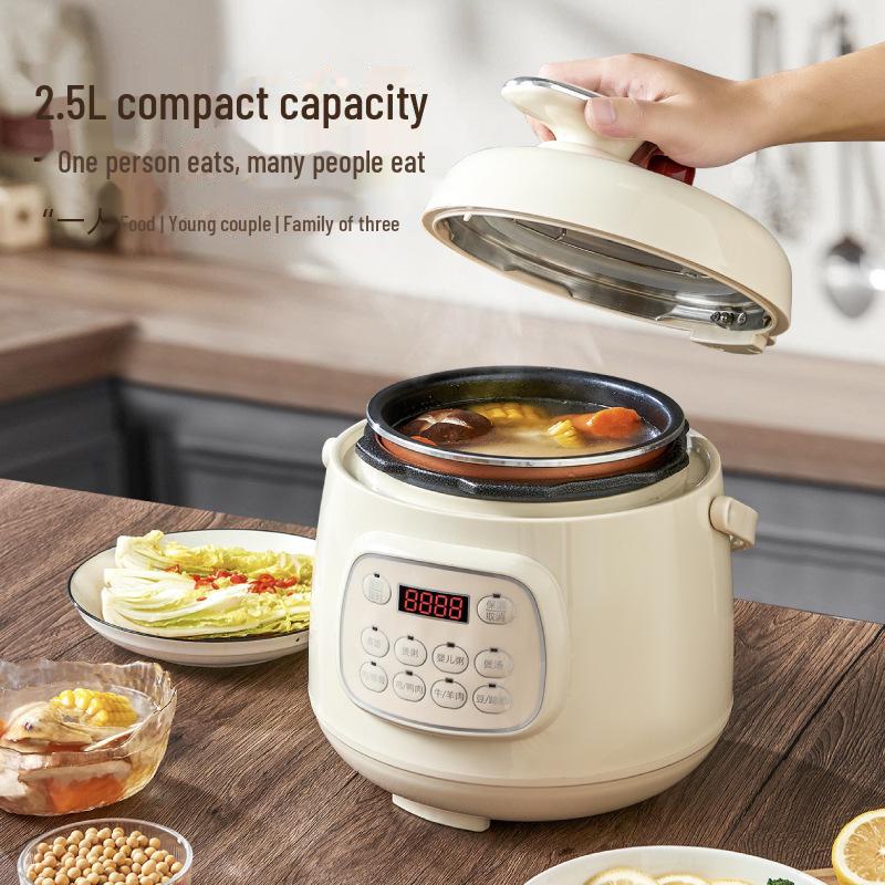 Small Appliances Hemisphere elektrische snelkookpan: Multifunctioneel 2,5L-6L, 304 roestvrij staal, huishoudelijk apparaat met grote capaciteit