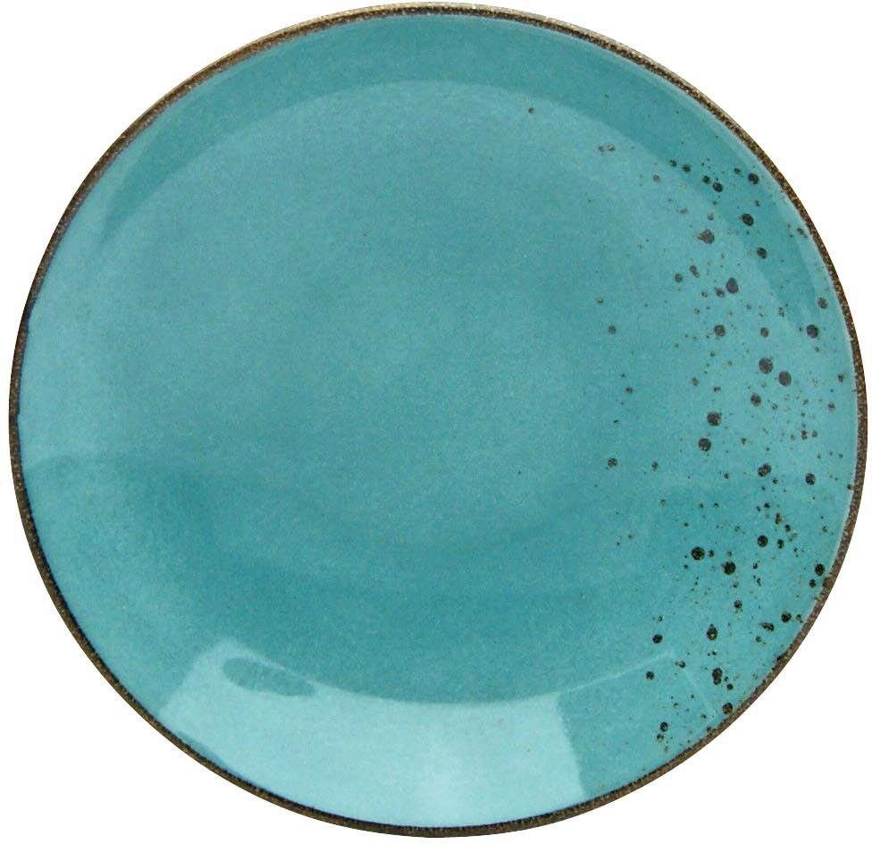 CreaTable Diep bord Dinerbord nature collection Bordenset voor 6 personen, ø 22 cm, aardewerk, diepe borden (set, 6 stuks)