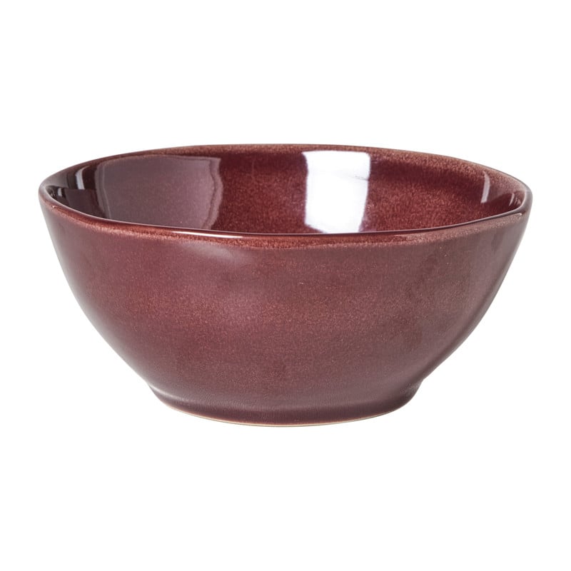Xenos Schaal Toscane - bordeaux - ø17x7 cm
