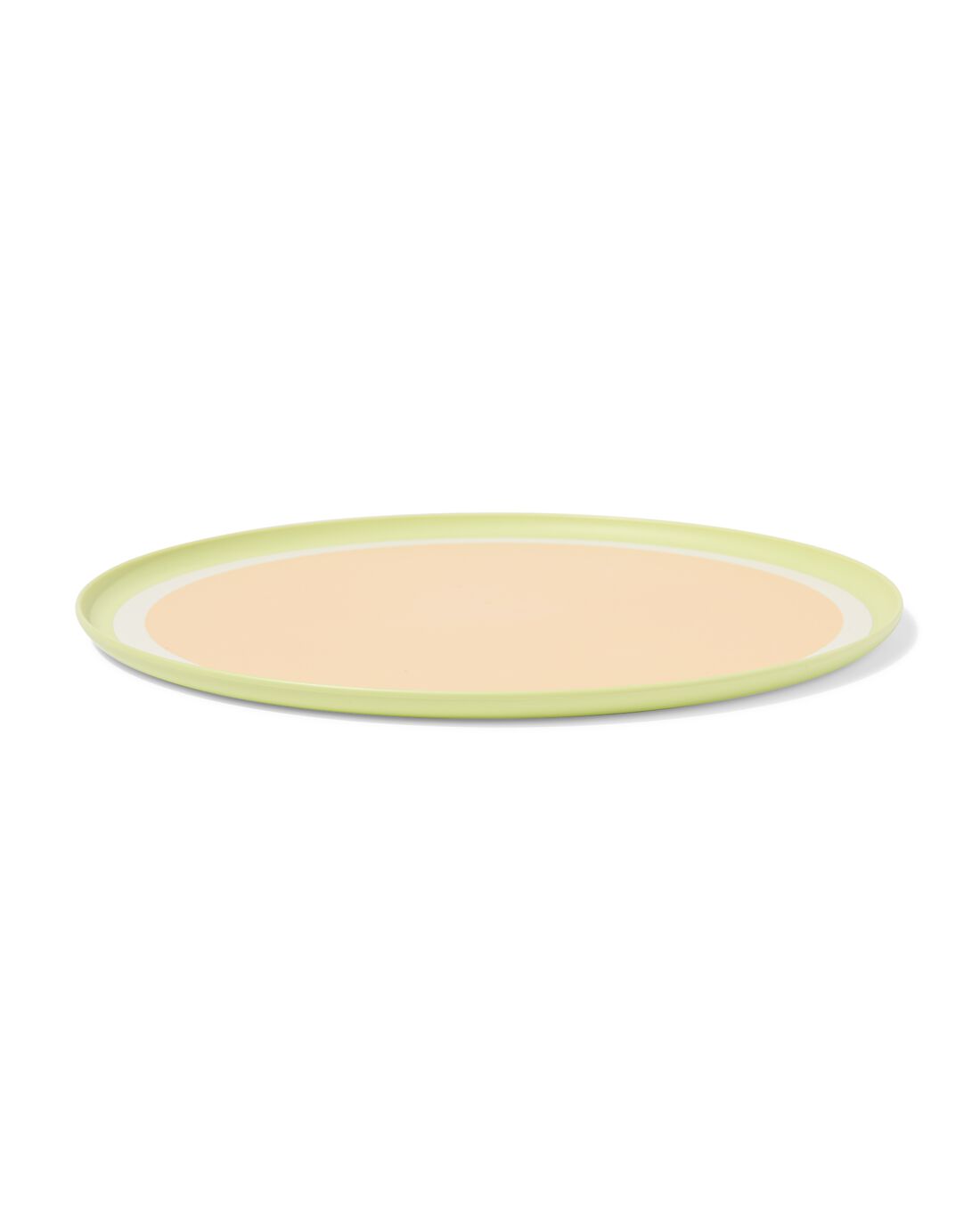 HEMA Bord Ø25cm Strepen (lichtoranje)