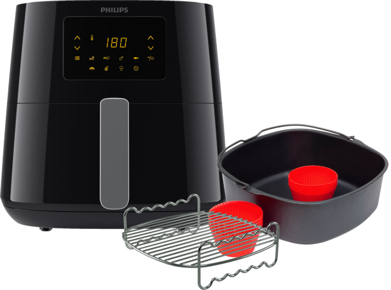 Philips Airfryer XL HD9270/96 + Kookrek + Bakvorm