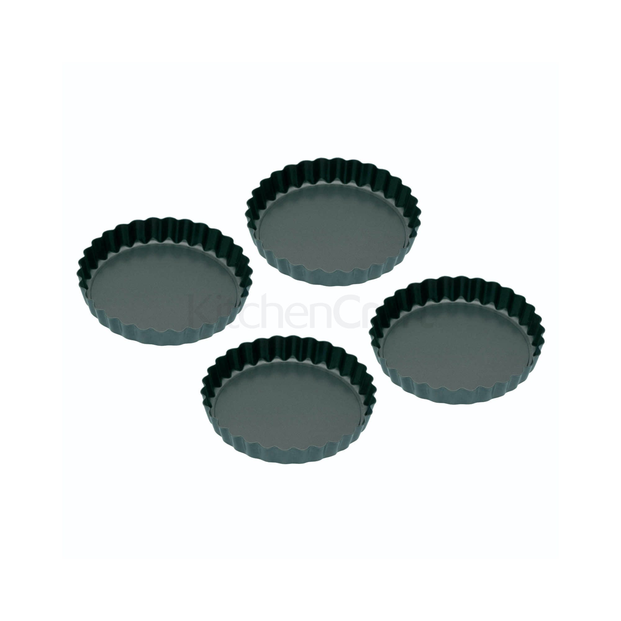 KitchenCraft  Mini taartvormpjes - set van 4 - 10 cm
