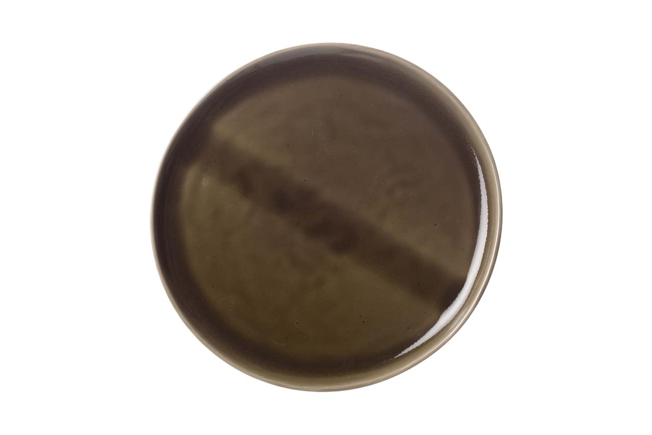 Nosse Ceramic Studio Nosse Ceramics - Svelte bord olive - 27.5 cm