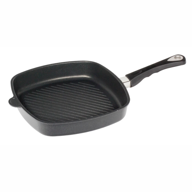 AMT Gastroguss  grillpan BBQ met ruitpatroon - 28 x 28 cm