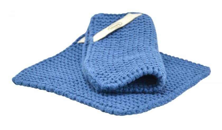 Solwang Design  pannenlappen - dusty blauw