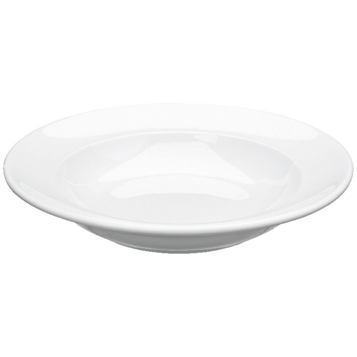 PULSIVA Diep bord Eco; 260ml, 21.5 cm (Ø); wit; rond; 6 stuk / verpakking